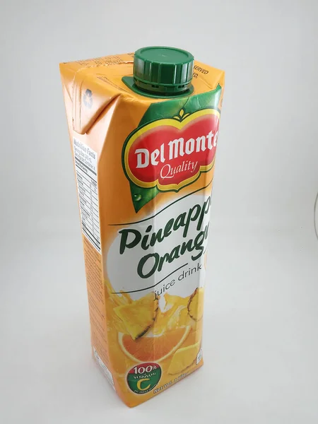 Manila Oct Del Monte Pineapple Orange Juice October 2020 Manila — Stock Photo, Image
