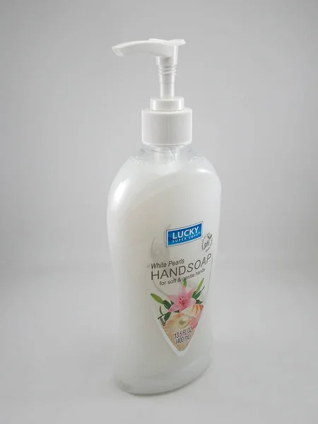 Manila Oct Lucky Super Soft White Pearls Hand Soap October — Fotografia de Stock