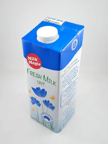 Manila Oct Milk Magic Uht Fresh Milk Octubre 2020 Manila — Foto de Stock