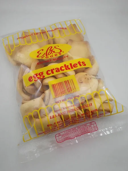 Manila Ottobre Ebs Food Egg Cracklets Ottobre 2020 Manila Filippine — Foto Stock