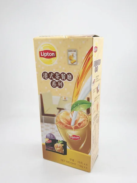 Manila Oct Τσάι Γάλακτος Lipton Στις Οκτωβρίου 2020 Στη Μανίλα — Φωτογραφία Αρχείου