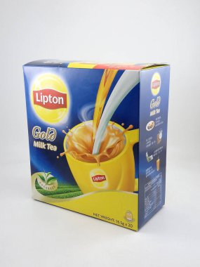 MANILA, PH - OCT 27 - Lipton altın sütlü çayı 27 Ekim 2020, Manila, Filipinler.