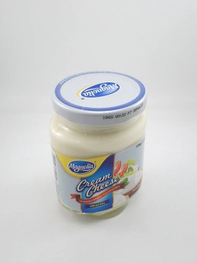 MANILA, PH - 27 Ekim 2020 tarihinde Manila, Filipinler 'de manolya krem peyniri.