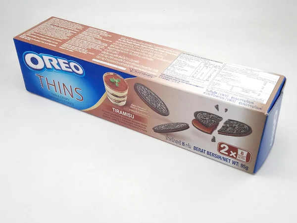 Manila Oct Oreo Thins Σάντουιτς Μπισκότα Τιραμισού Γεύση Στις Οκτωβρίου — Φωτογραφία Αρχείου