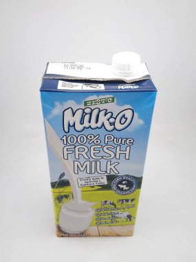 MANILA, PH - 27 Ekim 2020 'de Filipinler, Manila' da Zesto sütü.