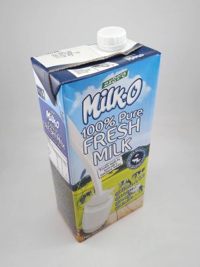 MANILA, PH - 27 Ekim 2020 'de Filipinler, Manila' da Zesto sütü.