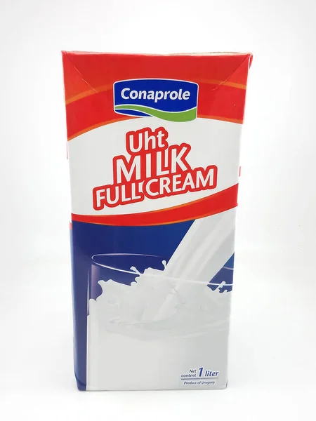 Manila Oct Conaprole Uht Milk Full Cream Жовтня 2020 Року — стокове фото