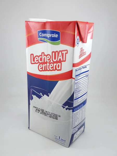 Manila Oct Conaprole Uht Milk Full Cream Octubre 2020 Manila — Foto de Stock