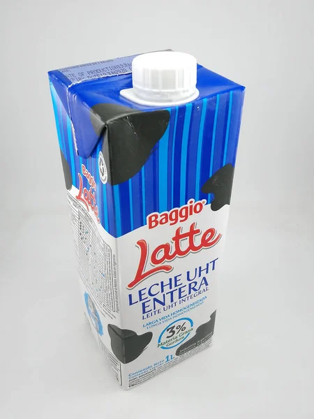 Manila Oct Baggio Latte Uht Fresh Milk Жовтня 2020 Року — стокове фото