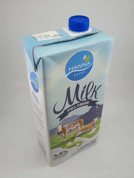 Manila Oct Mléko Hanna Plnotučné Mléko Října 2020 Manile Filipínách — Stock fotografie
