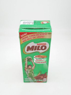 MANILA, PH - OCT 27 - Milo 27 Ekim 2020 tarihinde Manila, Filipinler 'de süt içeceği.