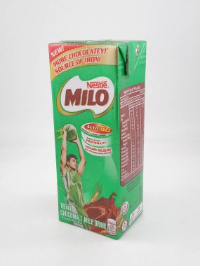 MANILA, PH - OCT 27 - Milo 27 Ekim 2020 tarihinde Manila, Filipinler 'de süt içeceği.