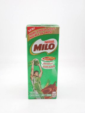 MANILA, PH - OCT 27 - Milo 27 Ekim 2020 tarihinde Manila, Filipinler 'de süt içeceği.
