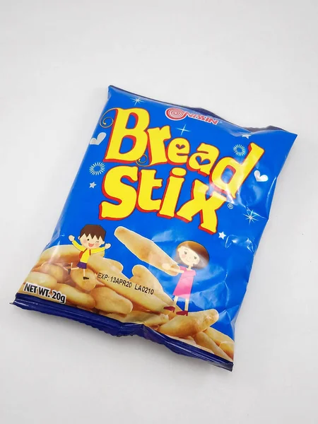 Manila Październik Nissin Bread Stix Dniu Października 2020 Manili Filipinach — Zdjęcie stockowe