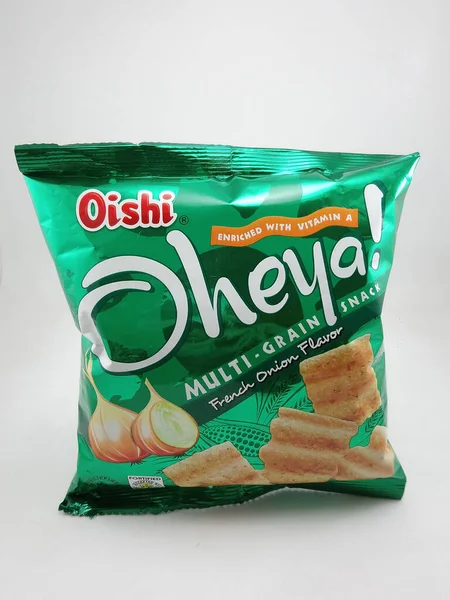 Manila Oct Oishi Oheya Mehrkorn Snack Mit Zwiebelgeschmack Oktober 2020 — Stockfoto