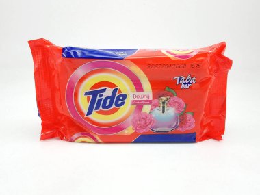 MANILA, PH - OCT 27 - 27 Ekim 2020 'de Filipinler' in Manila şehrinde çorak bahçeli çamaşır deterjanı.