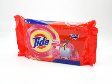 MANILA, PH - OCT 27 - 27 Ekim 2020 'de Filipinler' in Manila şehrinde çorak bahçeli çamaşır deterjanı.