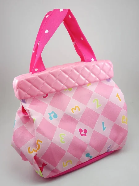 Pink color ladies bag toy