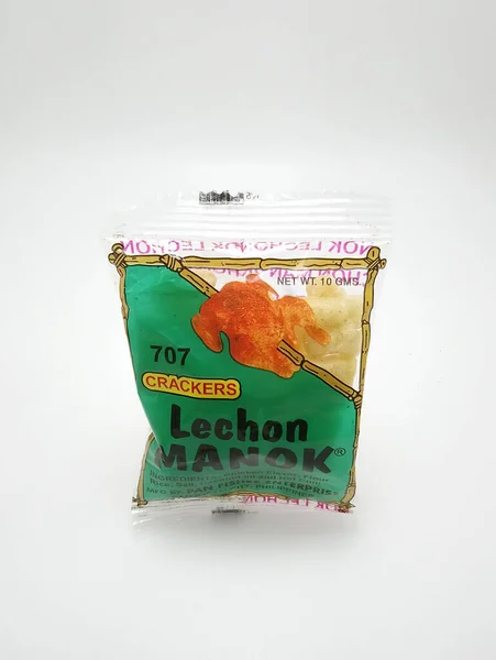 Quezon City Nov Lechon Manok Crackers November 2020 Quezon City — Zdjęcie stockowe