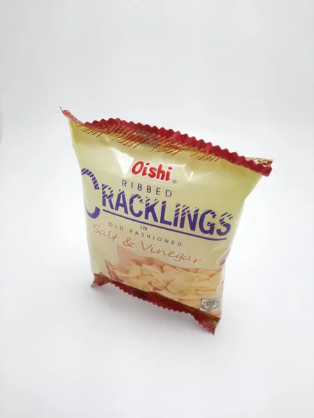 Quezon City Nov Oishi Ribbed Cracklings Salt Vinegar November 2020 — Stock Photo, Image