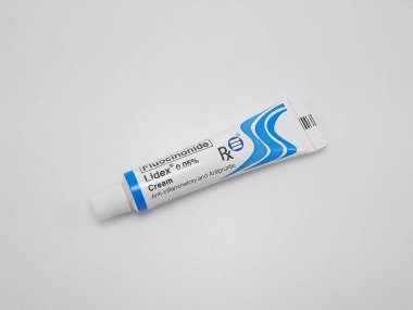 QUEZON CITY, NOV 10 - Fluocinonide lidex kremi 10 Kasım 2020, Quezon City, Filipinler.