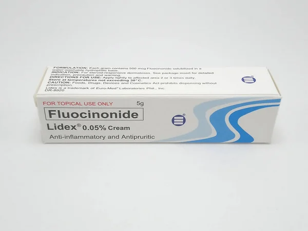 Quezon City Nov Fluocinonide Lidex Cream Noviembre 2020 Quezon City — Foto de Stock