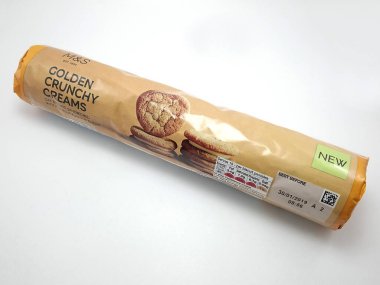 QUEZON CITY, NOV 10 - 10 Kasım 2020 'de Quezon City, Filipinler' de altın çıtır kremler.