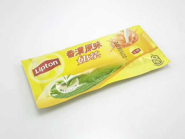 Quezon City Nov Lipton Milk Tea Powder Mix November 2020 — Fotografia de Stock