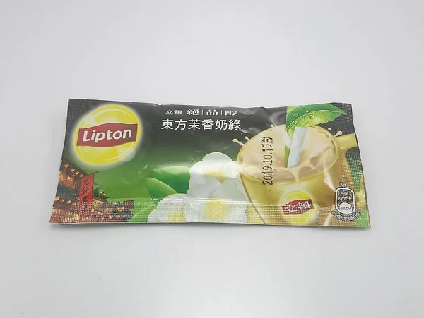 Quezon City Nov Lipton Milk Tea Powder Mix November 2020 — Fotografia de Stock
