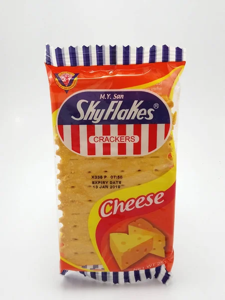 Quezon City Nov Skyflakes Crackers Cheese Noviembre 2020 Quezon City — Foto de Stock