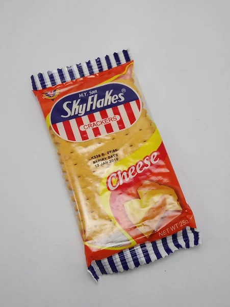Quezon City Nov Skyflakes Crackers Cheese Noviembre 2020 Quezon City — Foto de Stock