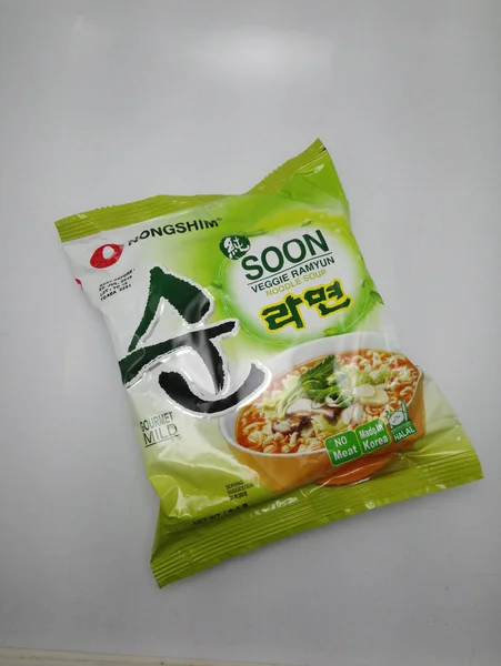 Cidade Quezon Nov Nongshim Logo Veggie Ramyun Macarrão Novembro 2020 — Fotografia de Stock