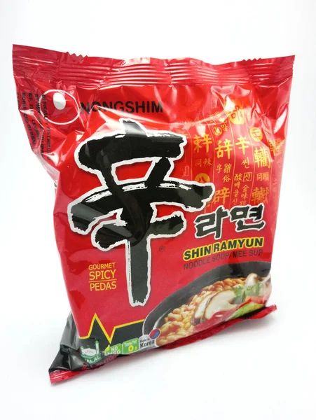 Quezon City Nov Nongshim Shin Ramyun Noodles November 2020 Quezon — Stockfoto