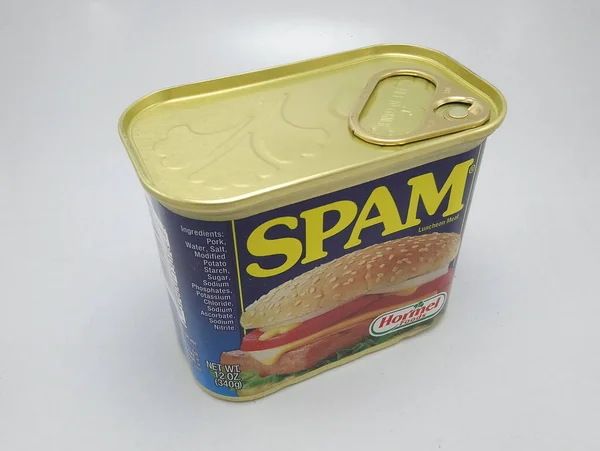 Quezon City Nov Quezon City Filipinler Kasım 2020 Spam Öğle — Stok fotoğraf