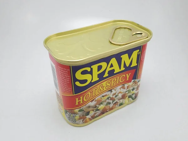 Quezon City Nov Spam Lunch Vlees Heet Kruidig November 2020 — Stockfoto