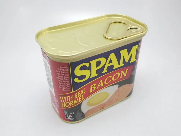 Quezon City Nov Spam Luncheon Meat Bacon November 2020 Quezon — Stock Fotó