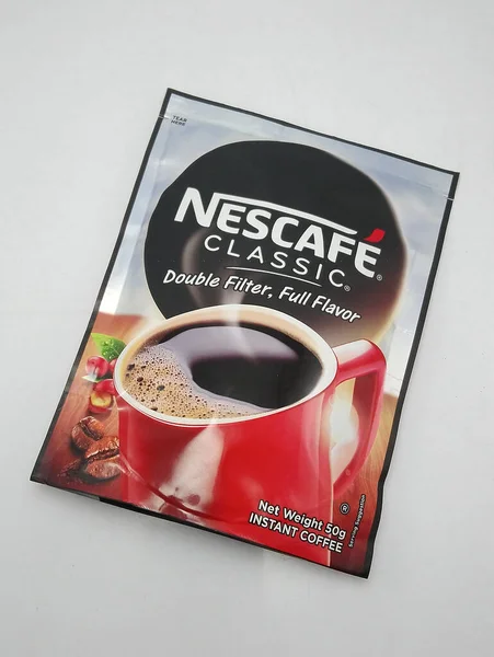 Quezon City Nov Nescac Classic Double Filter Full Meple Instant — 스톡 사진