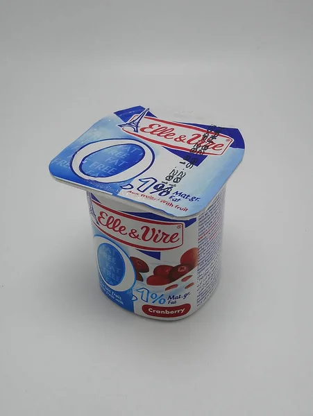 Quezon City Nov Elle Dan Vire Yoghurt Cranberry Pada November — Stok Foto