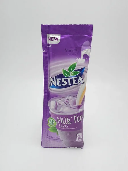 Quezon City Nov Taro Chá Leite Nestea Novembro 2020 Quezon — Fotografia de Stock