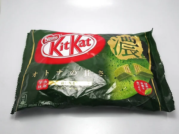 Quezon City Nov Nestle Kit Kat Matcha Verde Novembre 2020 — Foto Stock