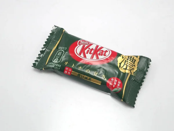 Quezon City Nov Nestle Kit Kat Matcha Green Tea Листопада — стокове фото