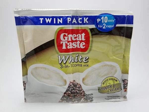 Quezon City Nov Great Taste White Coffee Mix November 2020 - Stock-foto