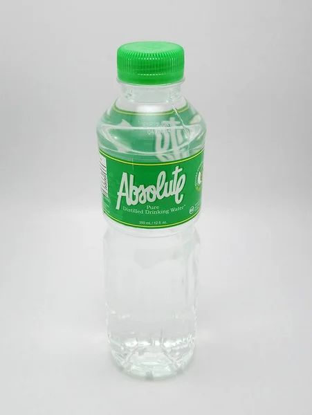 Manila Nov Absolut Reines Destilliertes Trinkwasser November 2020 Manila Philippinen — Stockfoto