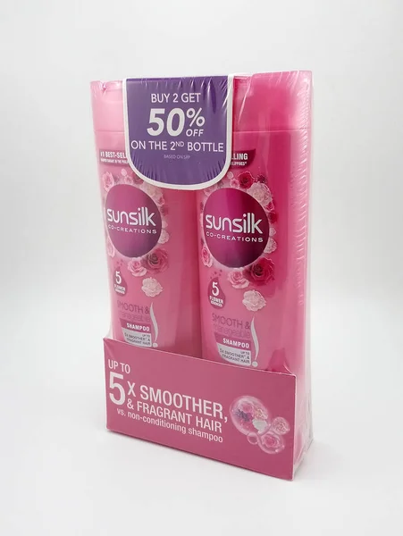 Manila Nov Sunsilk Creations Flores Essências Shampoo Novembro 2020 Manila — Fotografia de Stock