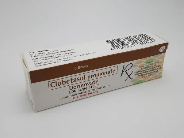 Manila Nov Clobetasol Propionate Dermovate Cream November 2020 Μανίλα Φιλιππίνες — Φωτογραφία Αρχείου