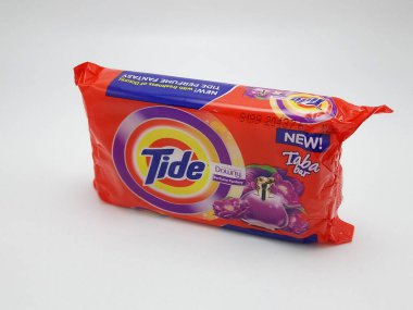 MANILA, PH-25 - 25 Kasım 2020 'de Manila, Filipinler' de düşük parfümlü çamaşır yıkama sabunu.