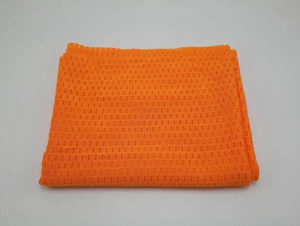 Orange Cool Kropp Handduk Tyg — Stockfoto