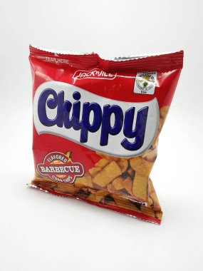 MANILA, PH - 26 Kasım 2020 'de Filipinler, Manila' da mangal aromalı mısır cipsi.