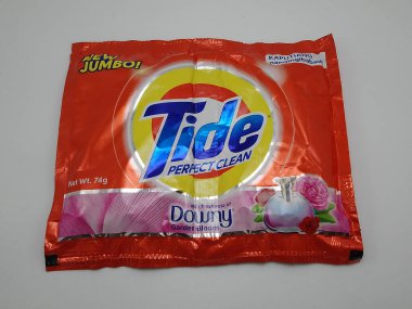 MANILA, PH-26 - 26 Kasım 2020 'de Filipinler' in Manila şehrinde çorak bir bahçe çiçek açtı..