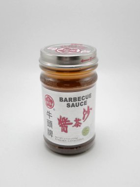 MANILA, PH - 26 Kasım 2020 tarihinde Manila, Filipinler 'de Boğa başlı barbekü sosu.